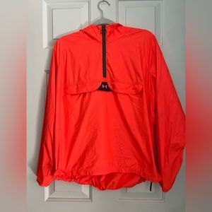 Under armed rain jacket